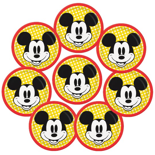 7" Disney® Mickey Mouse Paper Plates, 8ct.